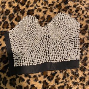 Pearl and Diamond Bustier